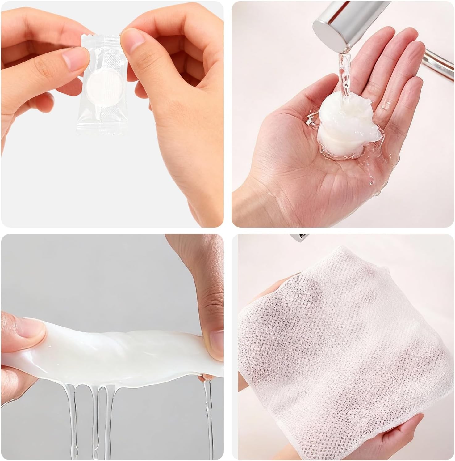 50/100/200 PCS Compressed Towel, Disposable Compressed Towel Tablets for Travel