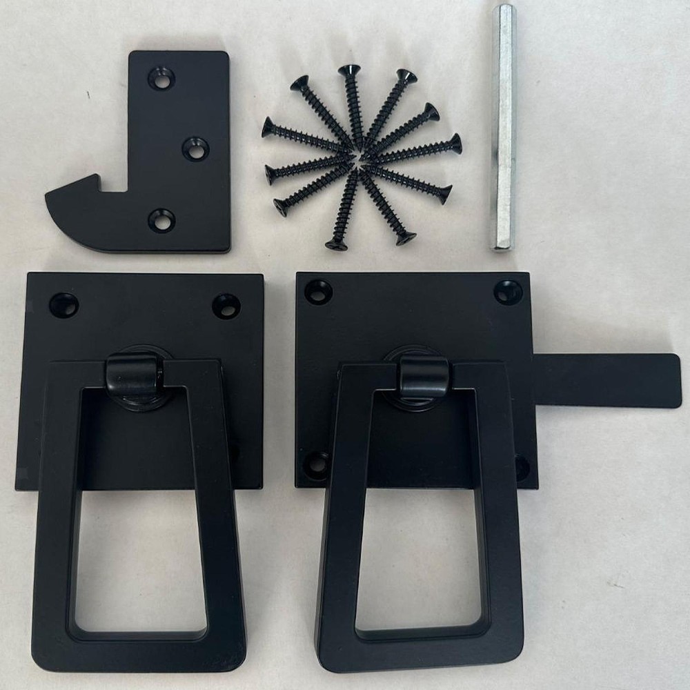 Double Sided Gate Latch Self Locking Gate Latch -13/16" for Pool Gate Balconies