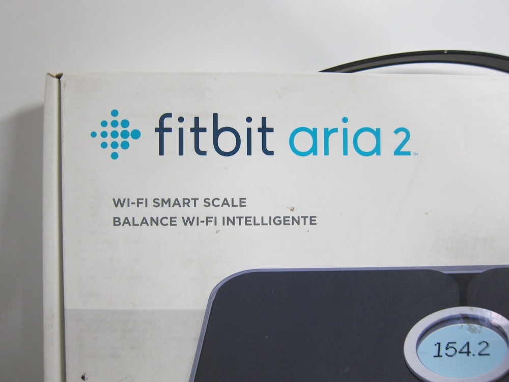 Fitbit Aria 2 Digital Bluetooth Bathroom Smart Scale Black - NEW