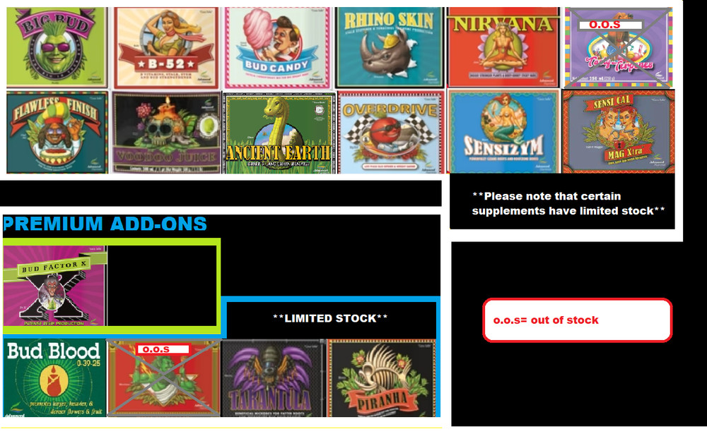 Advanced Nutrients - Supplements (Build Your Own Combo/Bundle - 250 mL Edition)