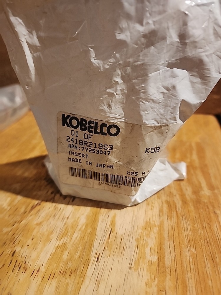 New Kobelco 2418R219S3 Pump Coupling Insert