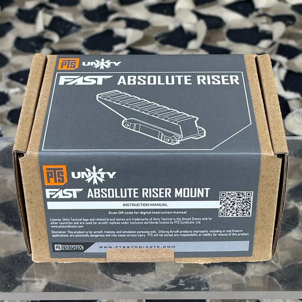 NEW PTS Unity Tactical FAST Absolute Optic Riser - Black
