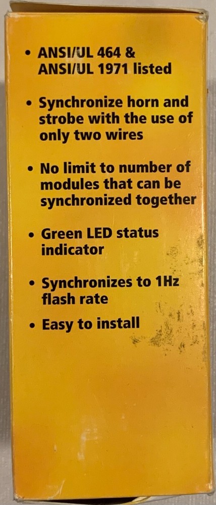 GENTEX AVSM 12/24VDC Synchronization Control Module