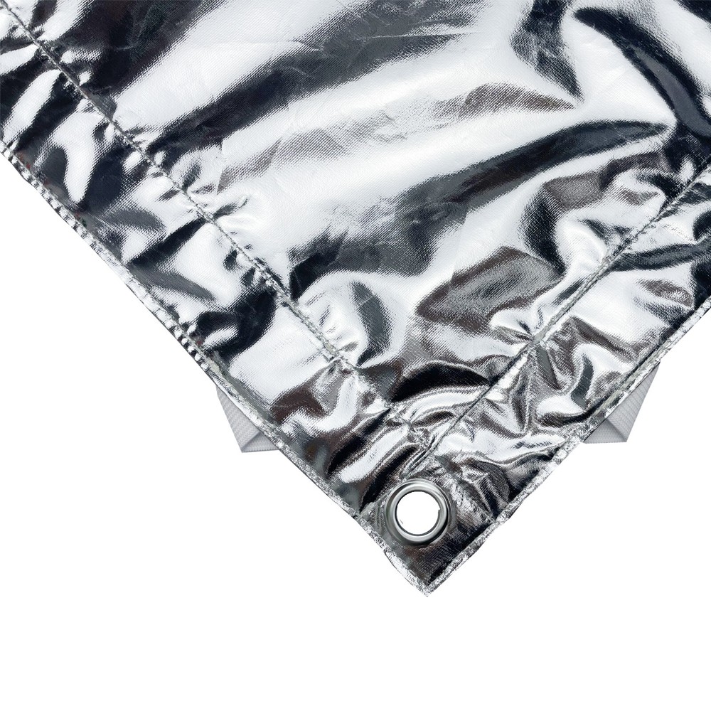 8'x8' 2.4x2.4m Solid Silver Reflector Butterfly/Overhead Fabric