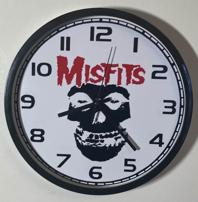 Misfits Logo Battery Operated Wall Clock