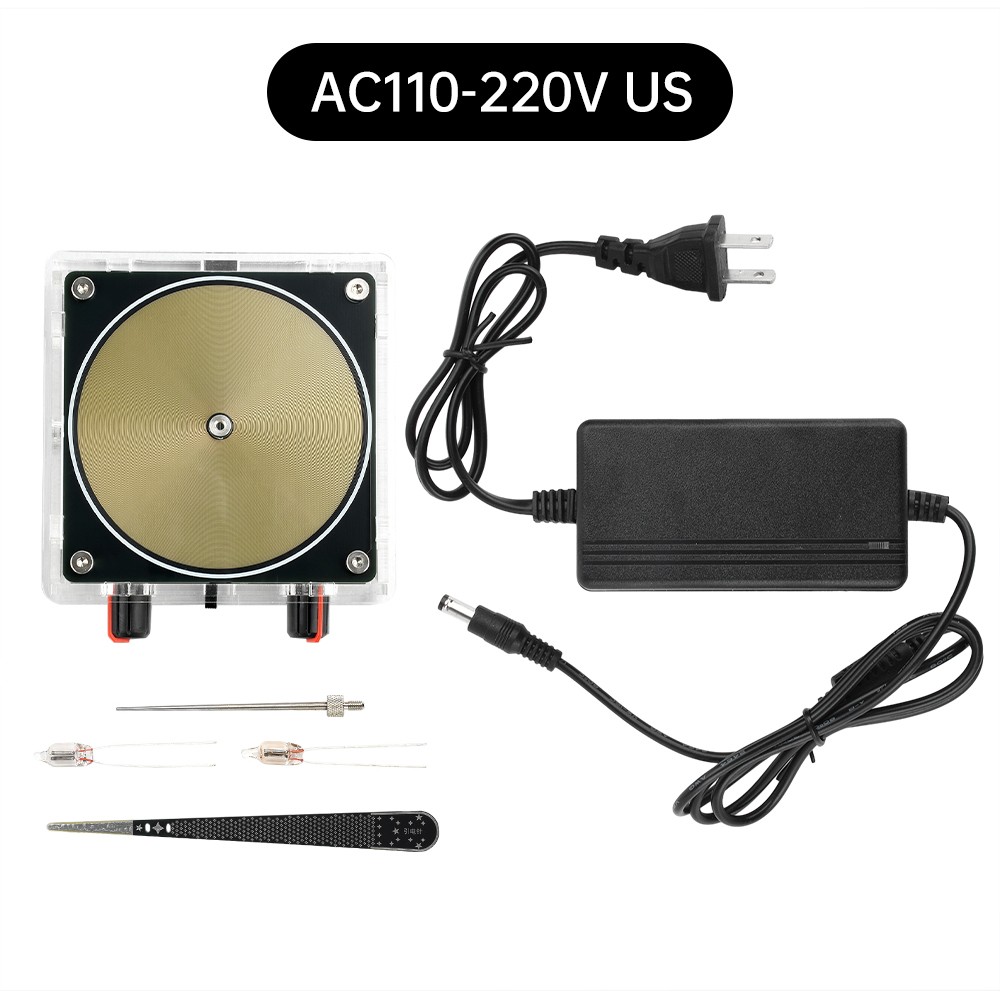 AC110-220V Dual Mode Bluetooth Music Tesla Coil Artificial Lightning Touchable