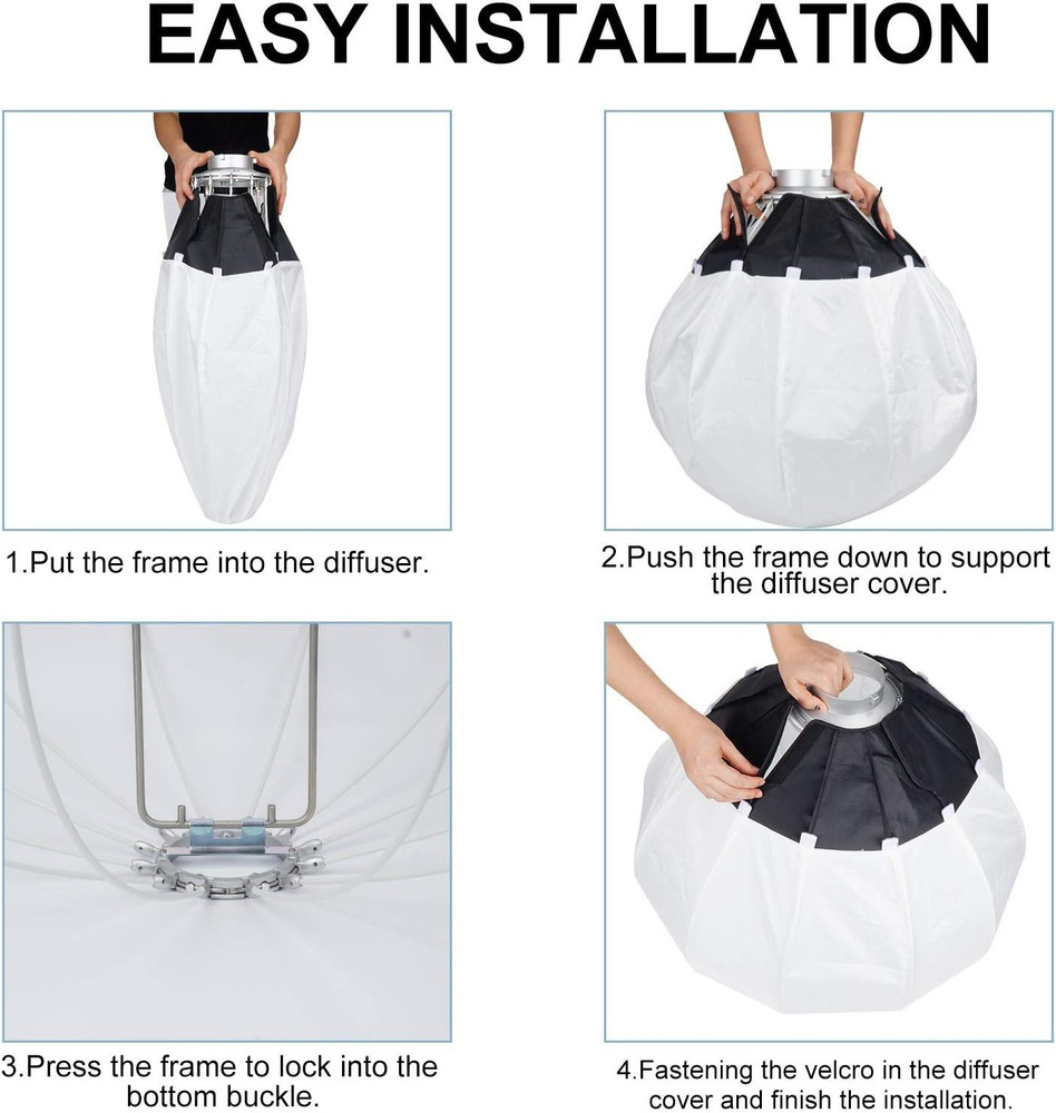 Softbox Lantern Softbox CS-65D 65Cm Bowens Mount Softbox Soft Light Modif