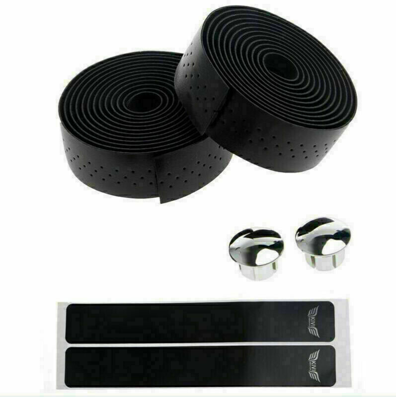 Self-Adhesive Leather Anti Slip Handlebar Tape Bar Grip Wrap Road Bike Bicycle