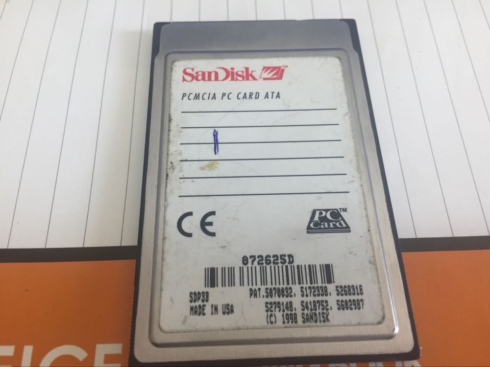 SANDISK 220MB FLASHDISK PCMCIA PC CARD ATA