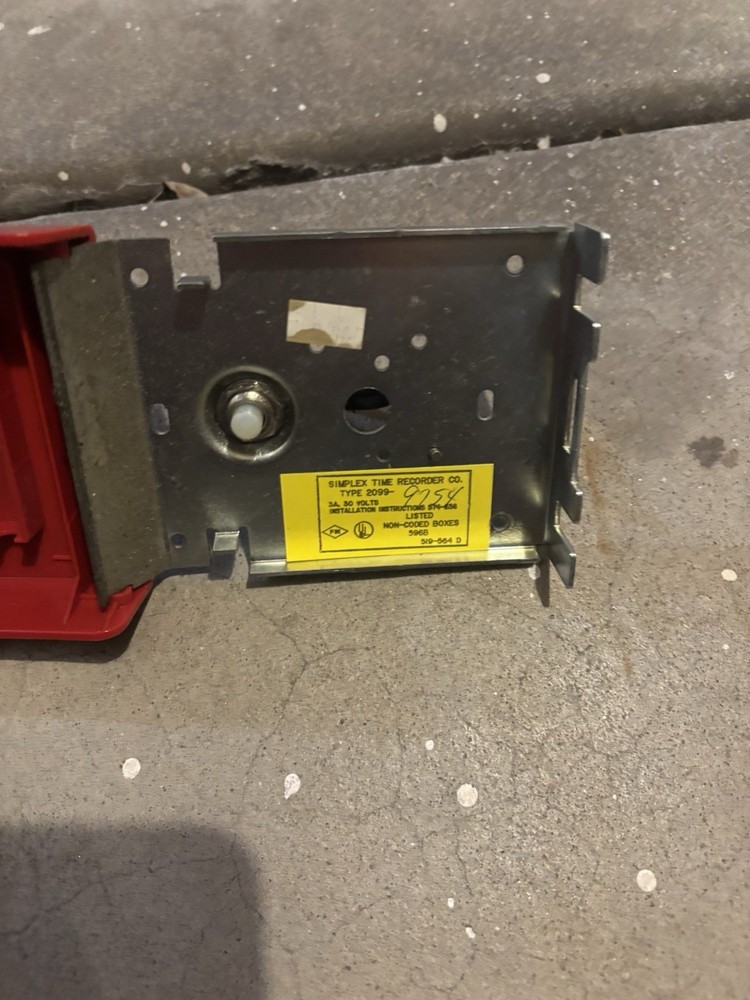 LOT (12) Simplex 4099-9001 Addressable Manual Pull Station