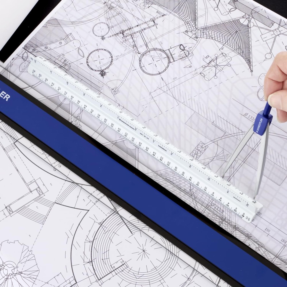 12-Inches Architect Triangular Scale (98719-31BK)