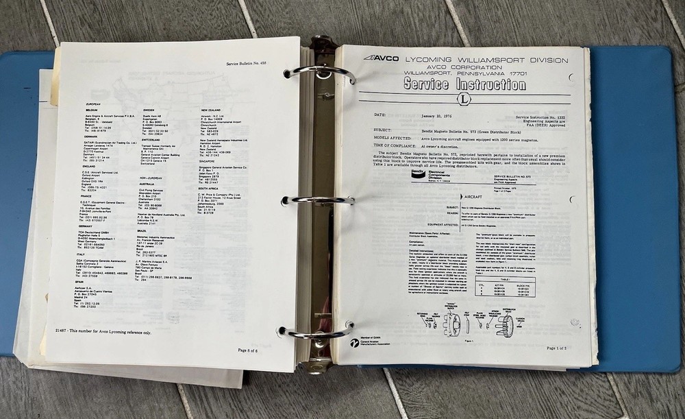 Beachcraft U-8 Aircraft Training Manual for Classroom Training Reference Only Og