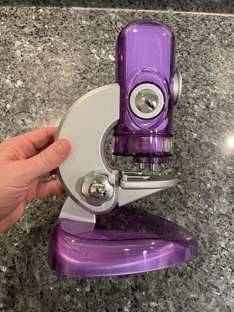 Edu Science Quick-Switch Microscope - Up to 900x - (Purple) - Battery Operated