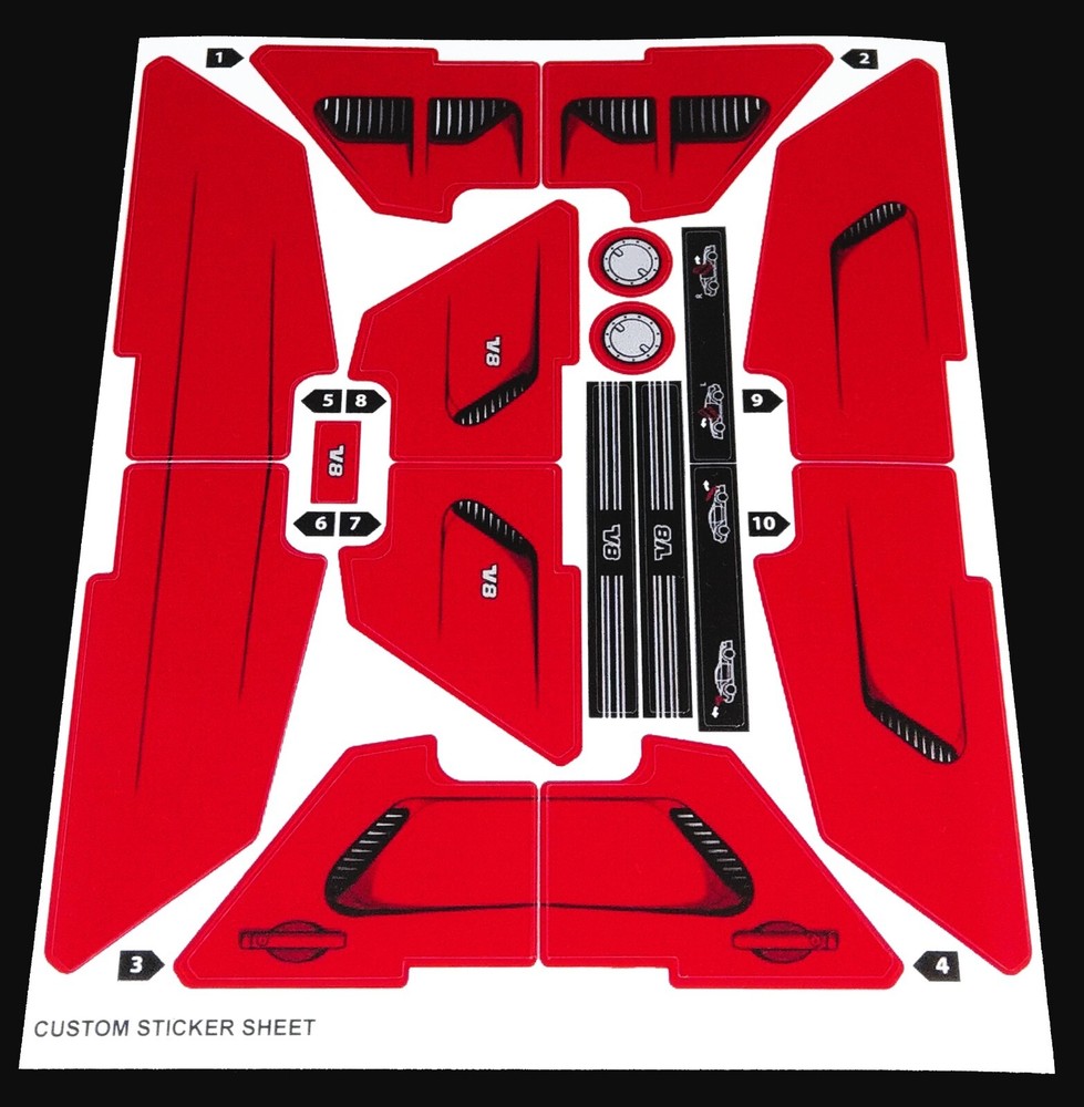 Custom Decal for 8070 Replacement Sticker for 8070