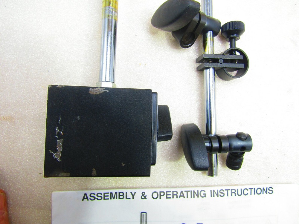 Magnetic base gauge holder by Cen-Tech