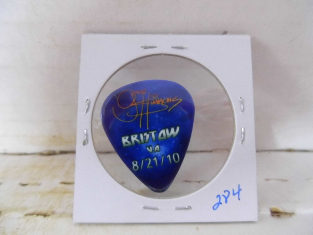 KISS "GENE SIMMONS" 8/21/10 GUITAR PICK~READ DESCRIPTION #12~7