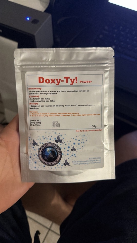 Doxy-Tyl Powder Bird 100g
