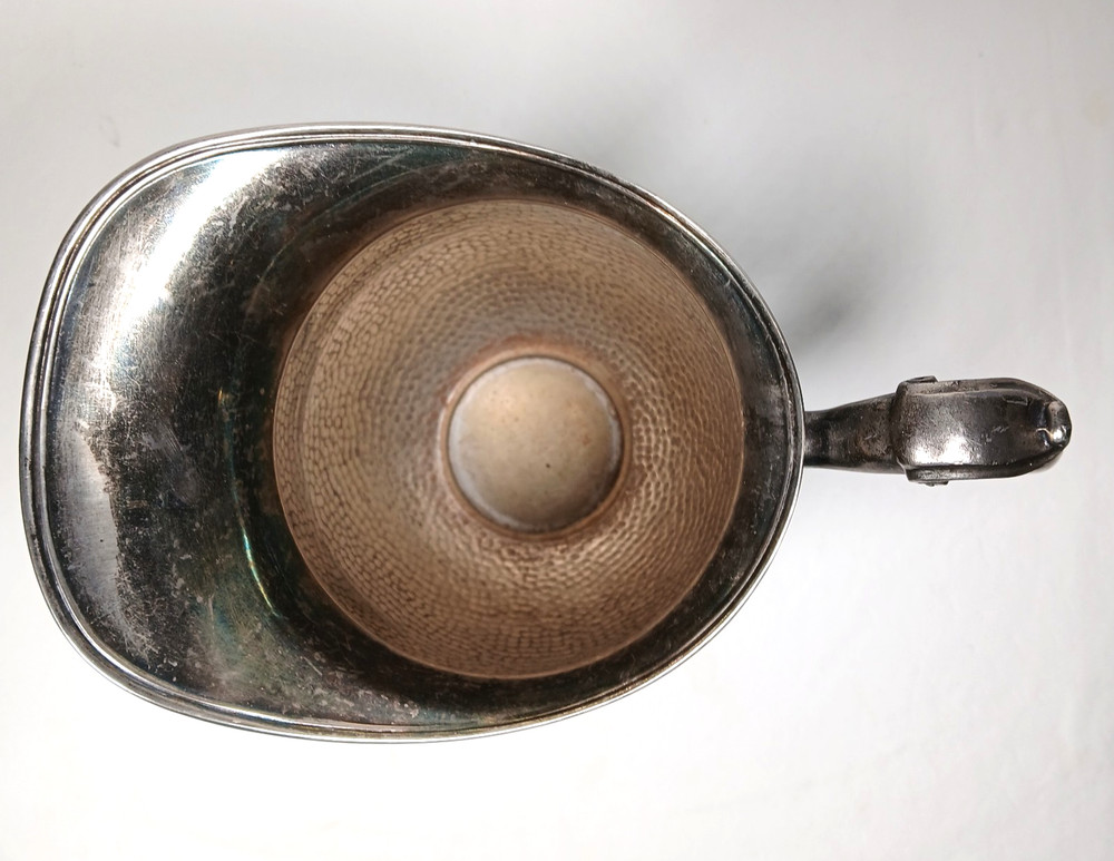 Hammered Silver Plate Water Pitcher Lehman Bros. Silverware Co. Vintage 1920-30