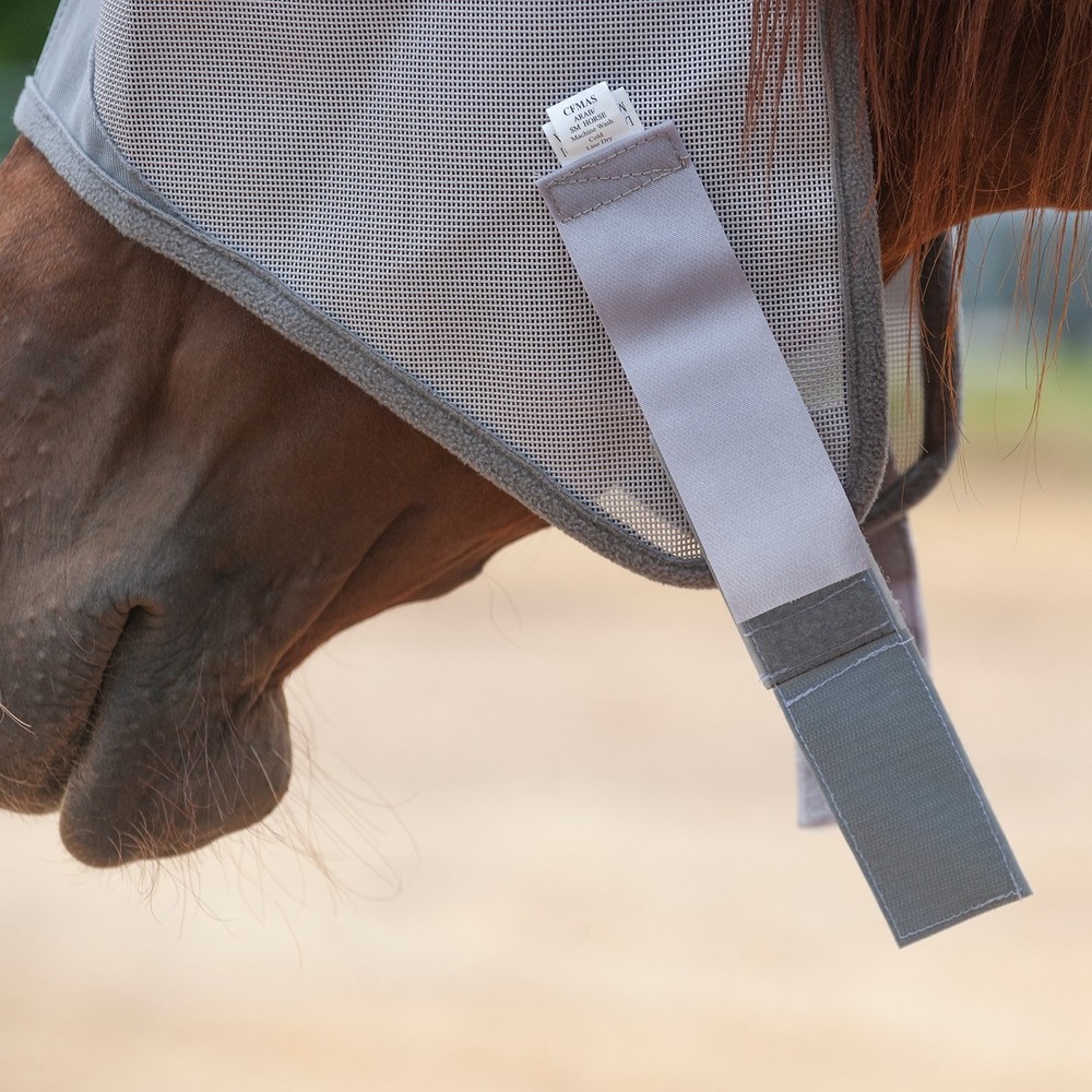 Cashel Fly Mask Hook Loop Extender Grey Adjustable Horse Mask Strap