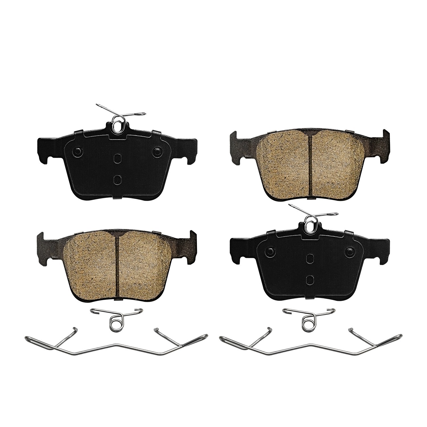 Rear Ceramic Brake Pads for Audi A3 Quattro S3 VW e-Golf Atlas Golf R Jetta