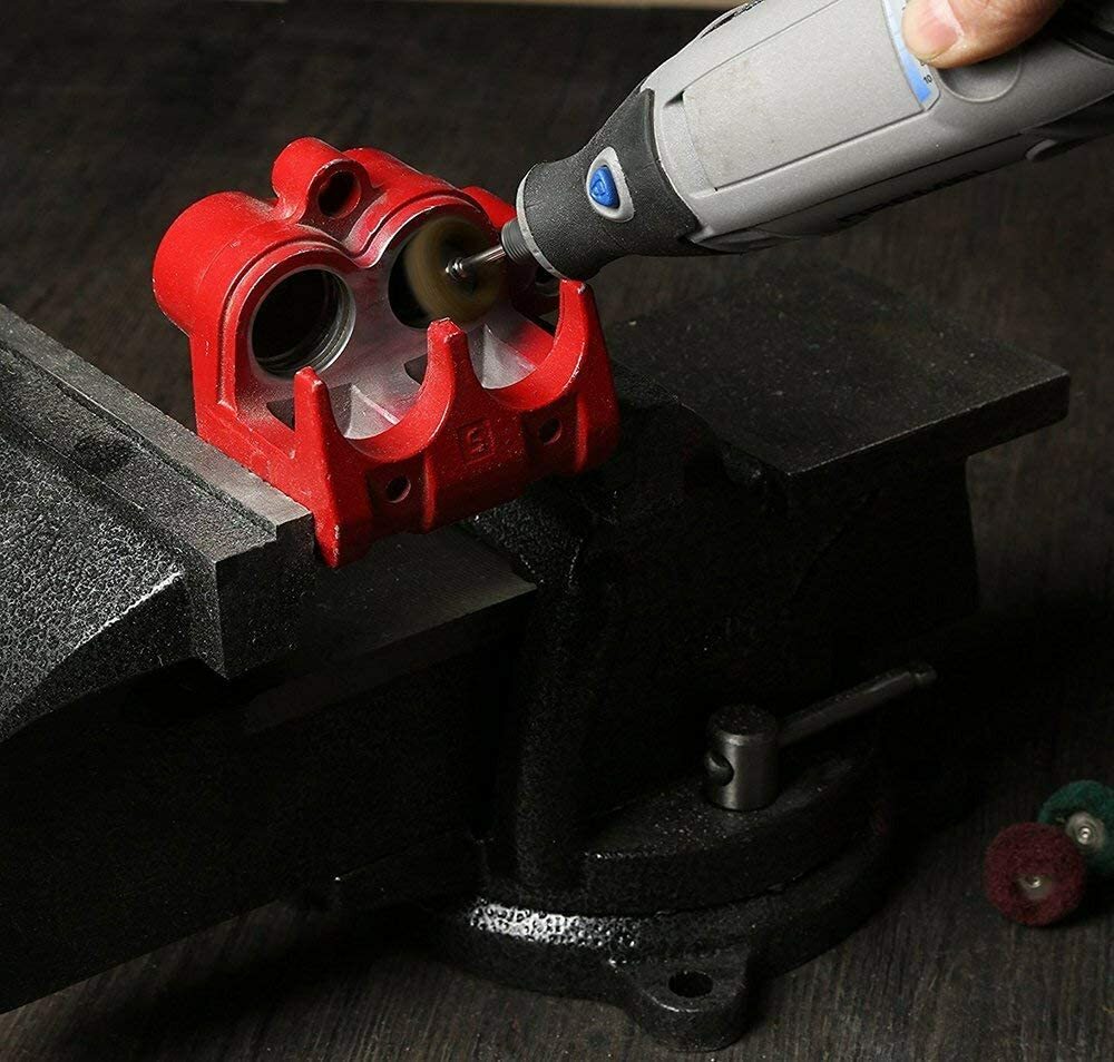 80x Abrasive Metal Polishing Buffing Wheel Burr Kit Set for Dremel Rotary Tool