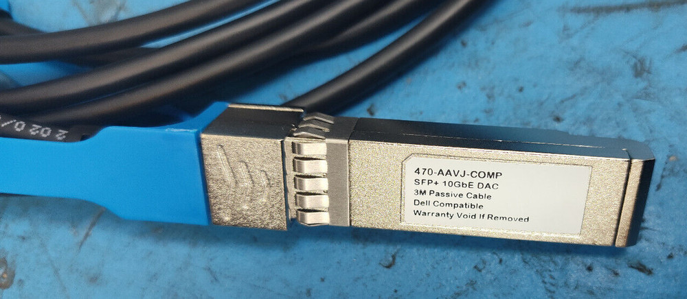 SFP+ 10GbE DAC 3M Passive Cable 470-AAVJ-COMP