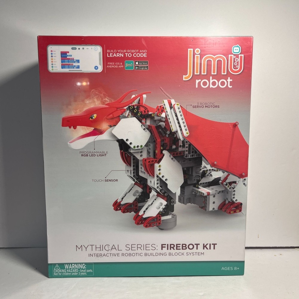 Jimu Robot Mythical Series FireBot Kit Interactive Coding Building Set