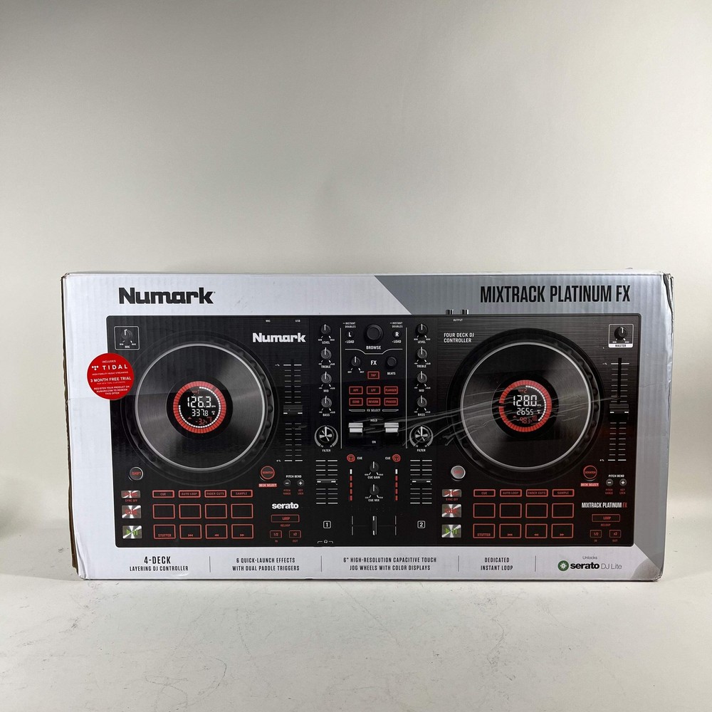 Numark Mixtrack Platinum FX 4-Deck Layering DJ Controller