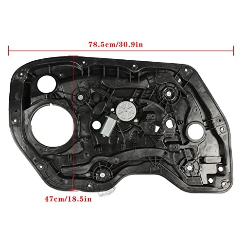Front Left Driver Side Power Window Regulator with Motor Replacement for
