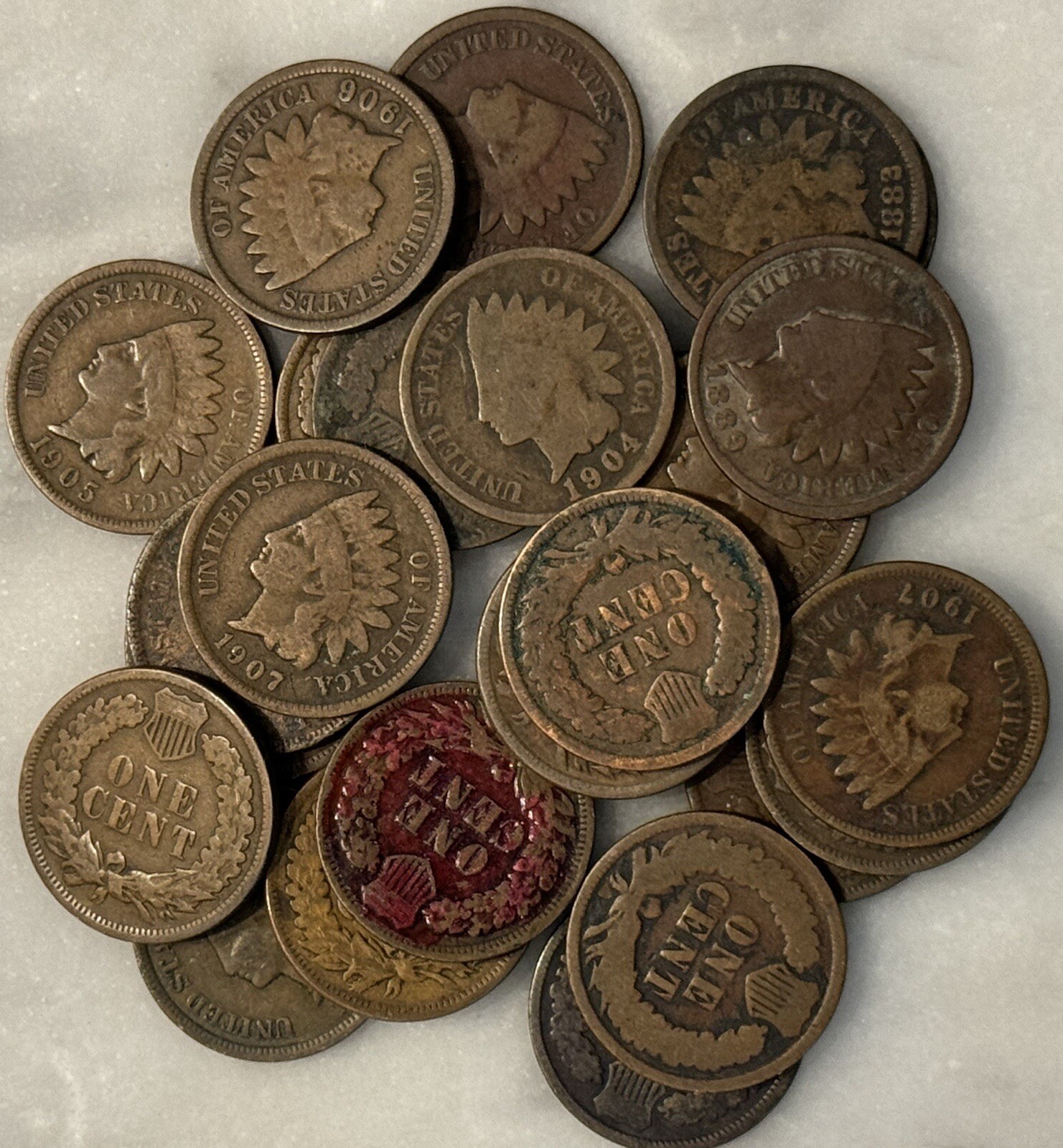 [Lot of 25 Coins] Indian Head Cent - Half Roll - Choose how many!