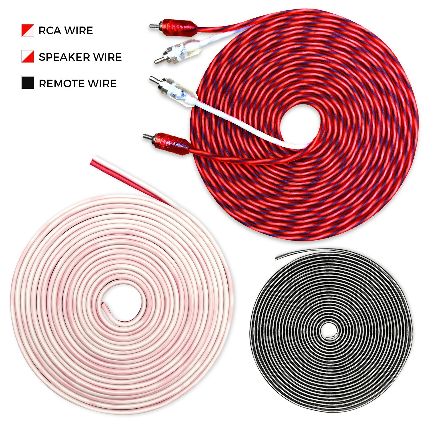 CT Sounds 4 Gauge 1500 Watt CCA Amp Wiring Kit (AMPKIT-4GA-PRO)