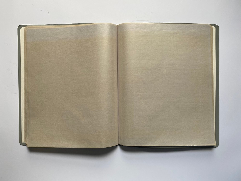 VINTAGE HARCO MINT SHEET FILE - CAPACITY 14 PAGES 3 POCKETS 11.5" x 9.5"