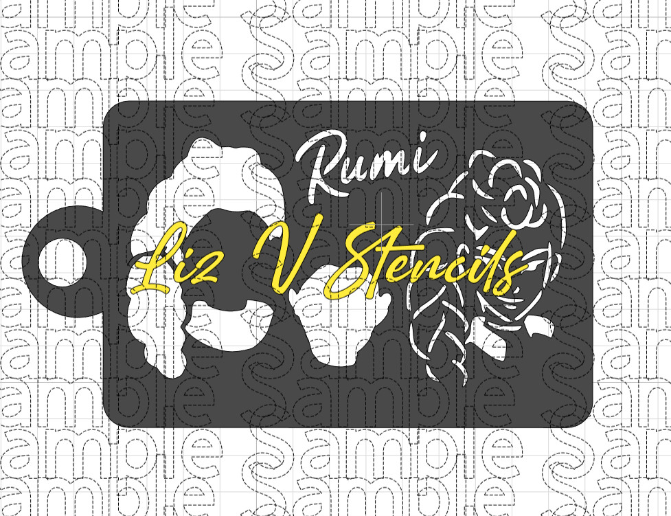 K Pop Hunter RUMI Combo Stencil