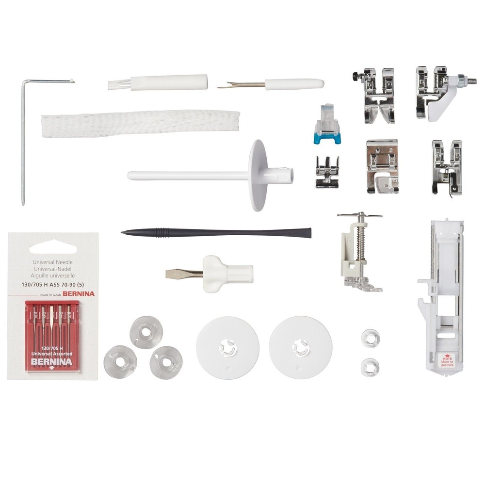 Bernette B77 Deco Sewing & Quilting Machine Bundle with 100 Thread Spools