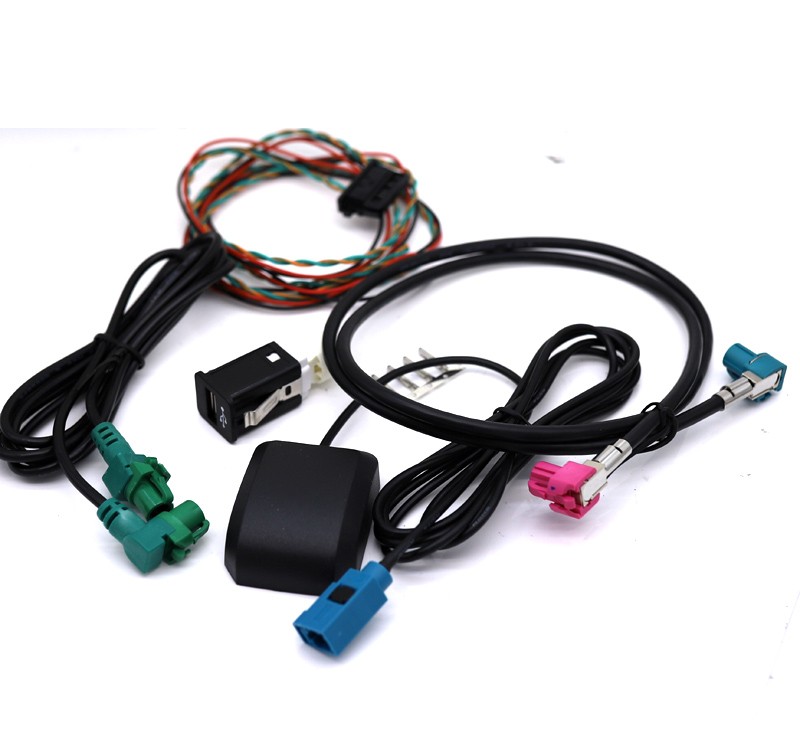 Retrofit CIC Navigation SAT NAV COMBOX cable CID kit For BMW E60 E61 E63 M5 M6 6