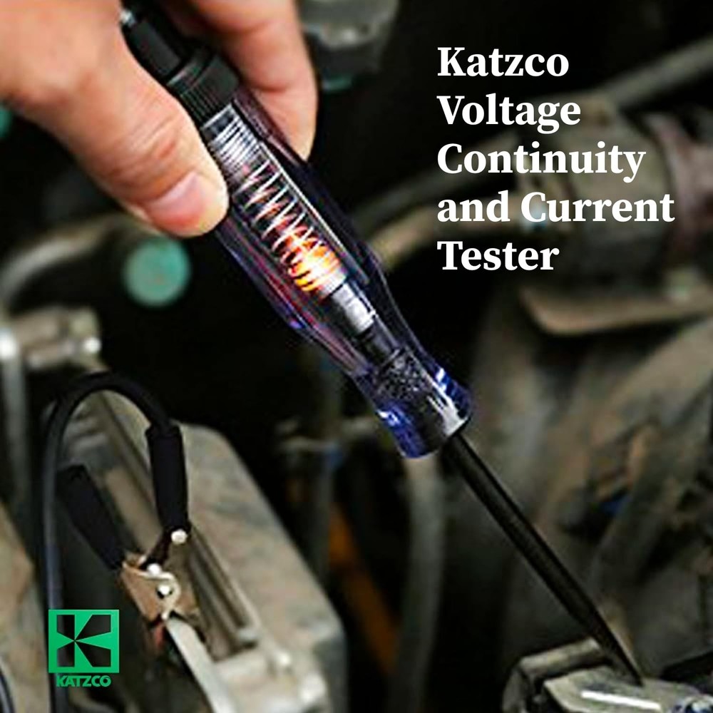 Portable Voltage & Current Tester with Indicator Light - Essential for Mechanics