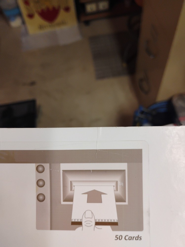 Cleans bill acceptor on vending machines ect. 50ct