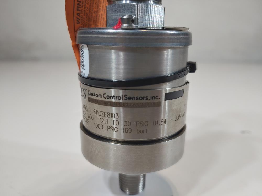 Custom Control Sensors Pressure Switch - Model: 611GZE8103