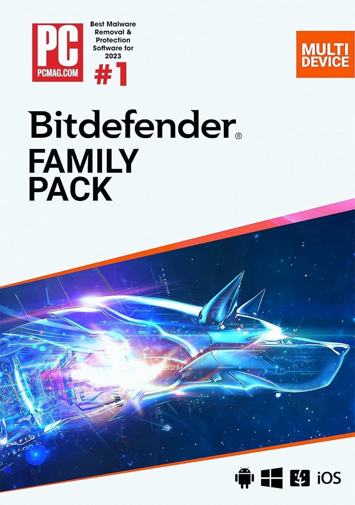 Bitdefender Family Pack | 15 Devices | 1-3 Years | Windows Mac Android