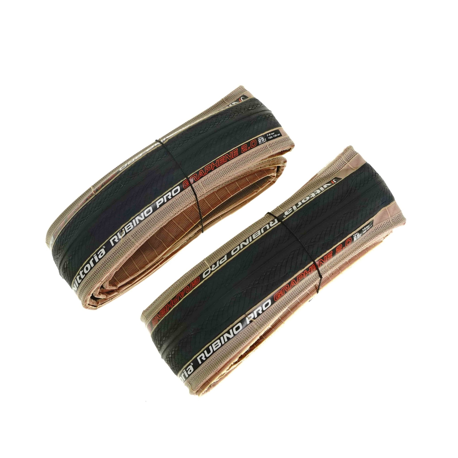 Vittoria Rubino Pro G2.0 Road Clincher 700x25C/28C Para Black/Tan 1 or 2 Tire