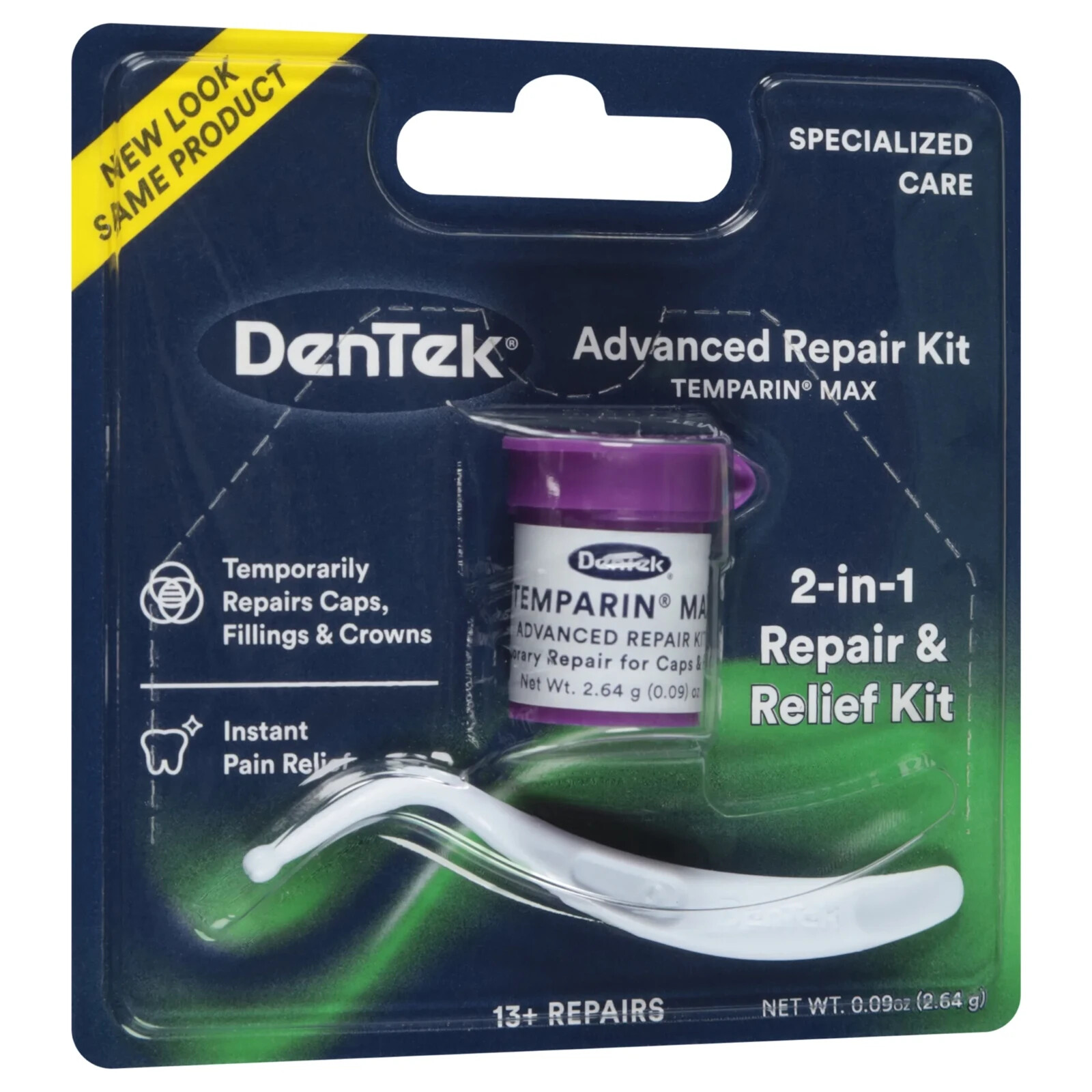 Dentek Temparin Max Advanced Dental Repair Kit, 13+ Repairs - Free Shipping