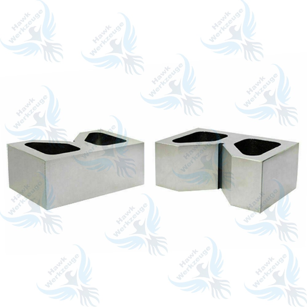 6" Cast Iron Angle V Blocks Pair Set. Precision Tool Machining/ Milling