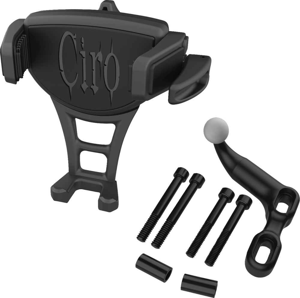 Ciro Constrictor Universal Black Offset Perch Mount Phone Holder Kit 50351