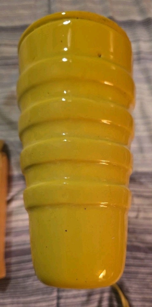 Vtg Bugmaster Model G Small Bug Zapper UNTESTED Pottery Made in Holllister MO