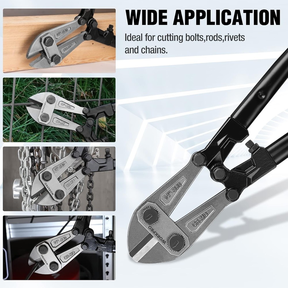 Lightweight Bolt Cutter with Ergonomic Design for Optimal Cutting Performance