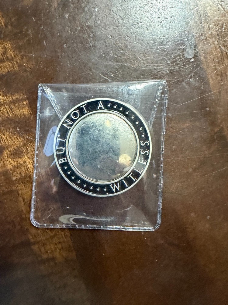Wit / Witless Challenge Coin Stormlight Brandon Sanderson Swag Kickstarter