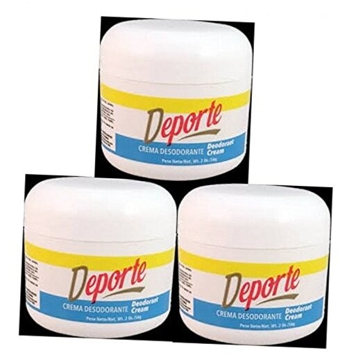 Deporte Crema Desodorante 2oz 3 Piezas