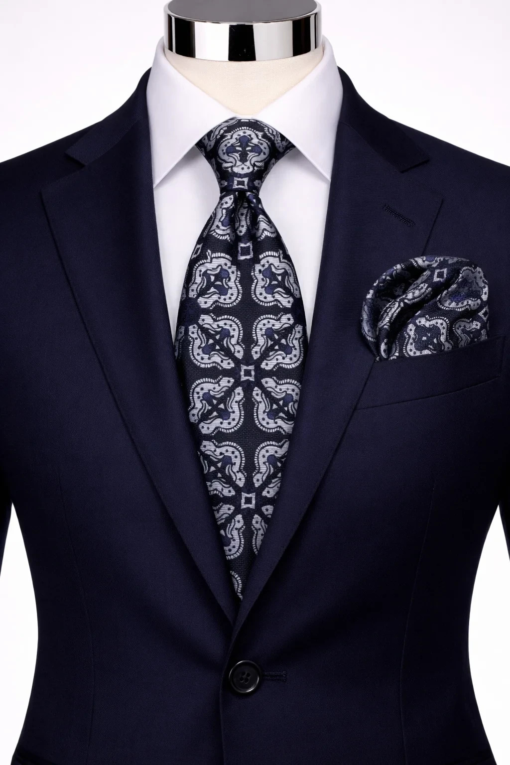 LUCA BRAS TIE & POCKET SQAURE by VERSE9