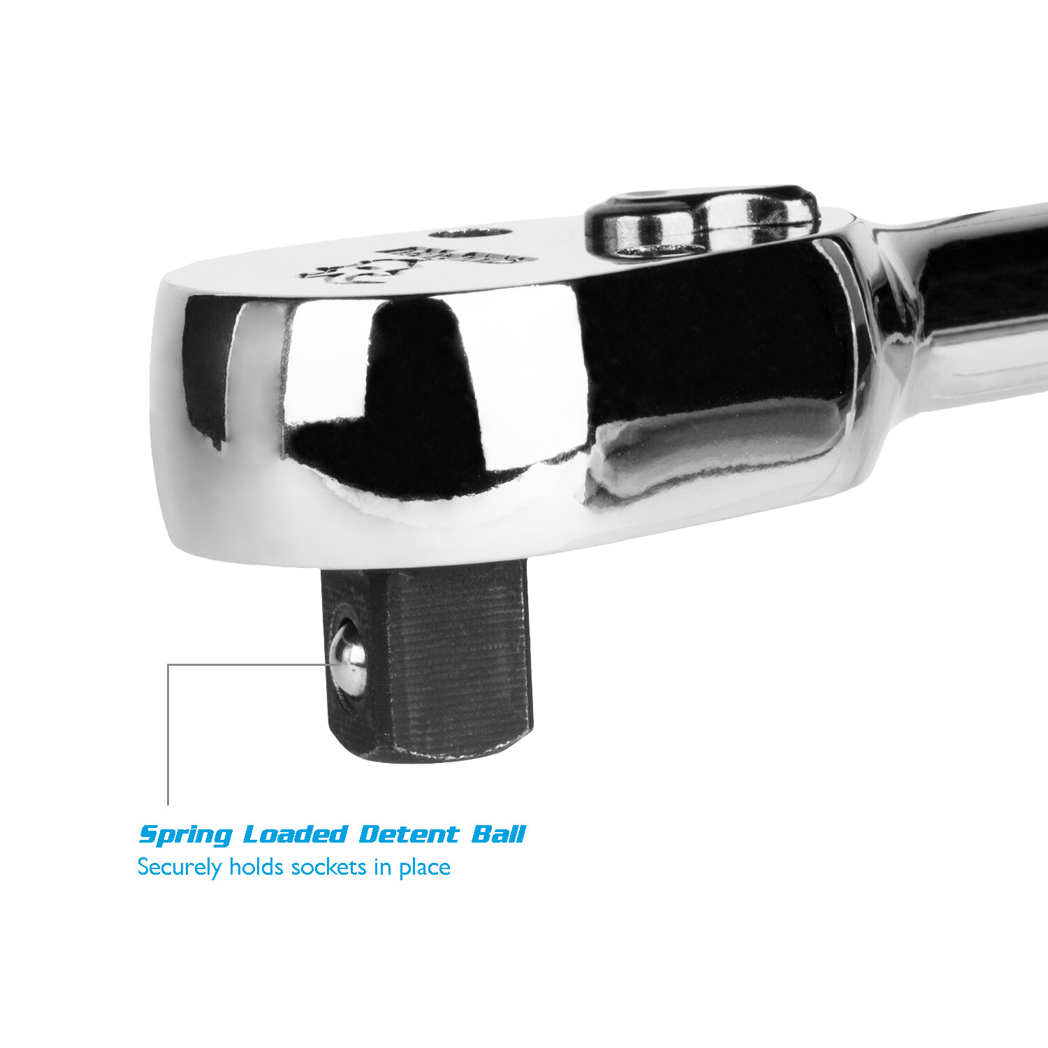 Capri Tools Low Profile Ratchet, True 72-Tooth, 1/4, 3/8, 1/2-in Drive