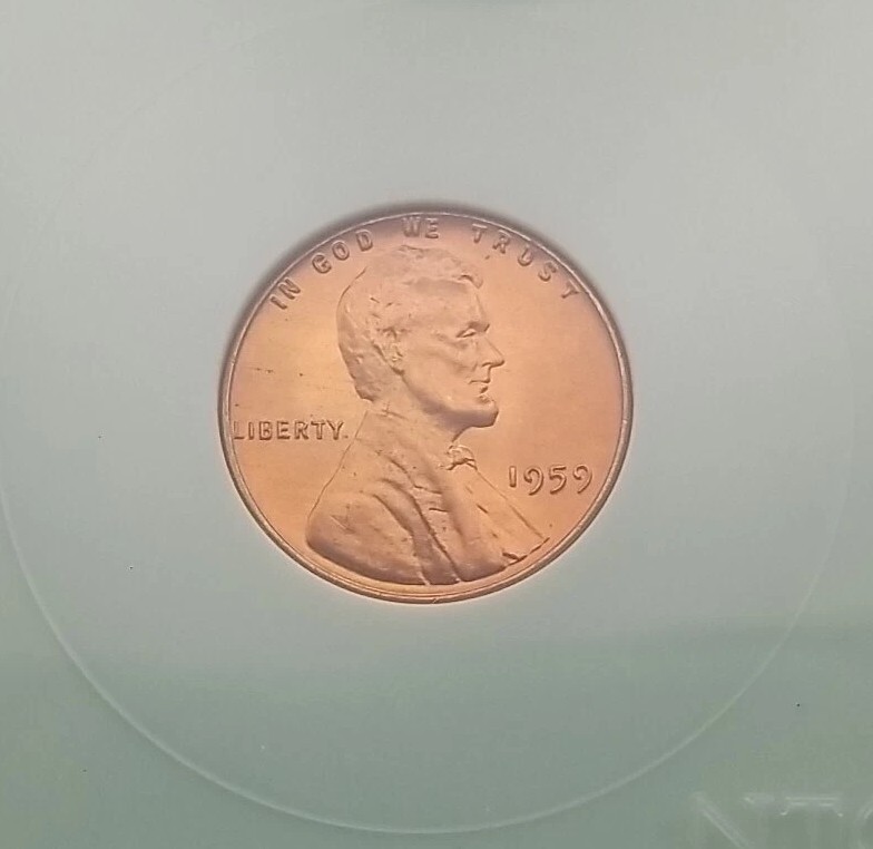 1959-P Lincoln Cent RD NumiTrust Corporation #3703